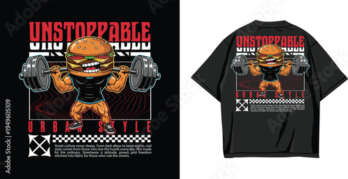 Gym Streetwear T-Shirt Design Bundle