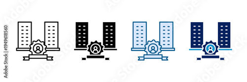 Company Culture Icon Set Multiple Style Collection