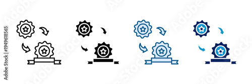 Rebrand Project Icon Set Multiple Style Collection