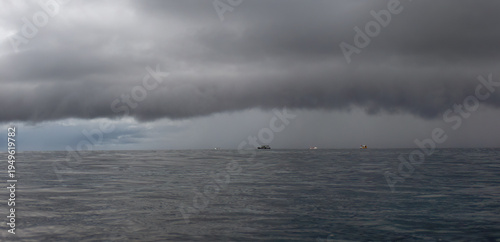 Slika na platnu Bad weather off of Sipadan Island, Sabah, Malaysia, Borneo