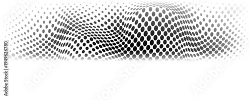 Grunge halftone gradient background. Faded grit noise texture. White and black sand wallpaper. Retro pixelated backdrop. Anime or manga style comic overlay. Vector eps 10