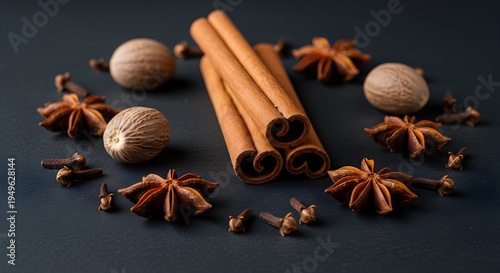 Hero ingredient in the center, supporting ingredients surround