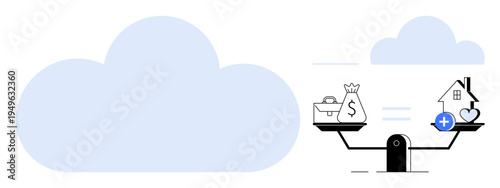 Cloud computing. Cloud computing tools streamline finance and home priorities for seamless integration. Cloud computing offers balanced solutions for modern living. Ideal for tech, finance, housing