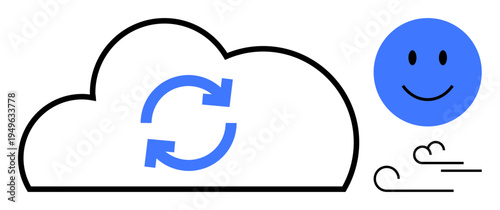 Cloud computing seamless data sync and storage. Cloud computing enables connectivity, collaboration, and efficiency. Cloud computing is vital for business, personal use, and productivity. digital