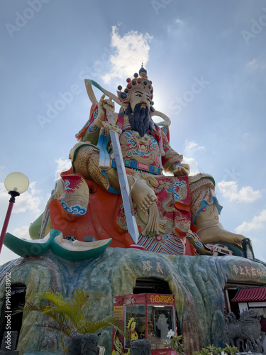 Canvas Print Taoist Temple Statue in Kuala Lumpur, Malaysia
