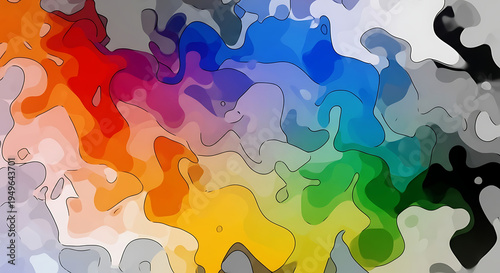 Colorful artistic abstract background
