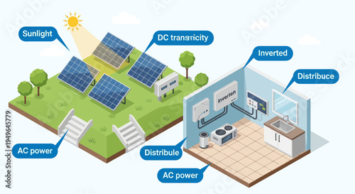 Solar Power System for Home Energy Generation and Consumption.