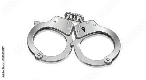 PNG Stickers Image of Handcuffs
