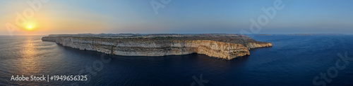 Ta Cenc Cliffs at sunset - Sannat, Malta