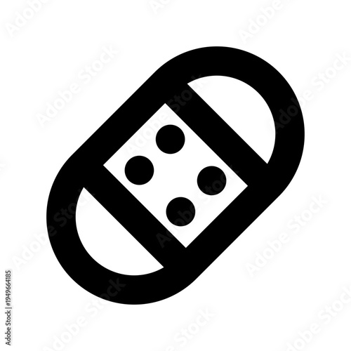 black and white dice
