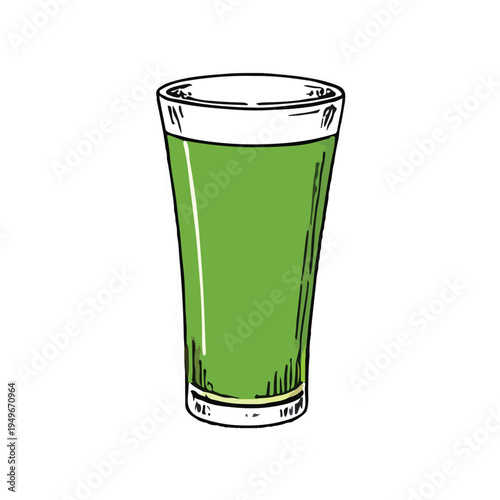 Popular ice matcha green of japanese drink