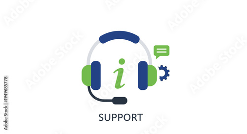 Headset icon representing customer support and information availability