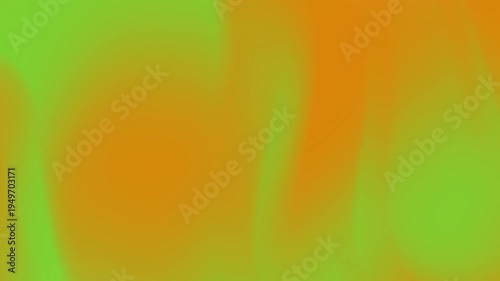 Blurred abstract orange and green background for versatile design projects, suitable for web banners, presentations, and artistic creations.