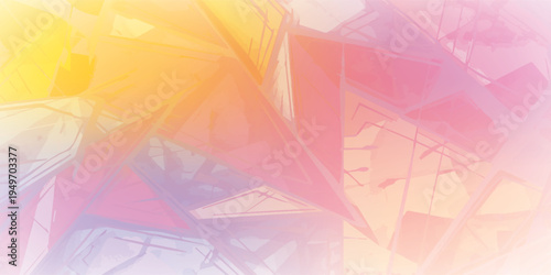 Soft Pastel Abstract Background with Delicate Feather Textures.