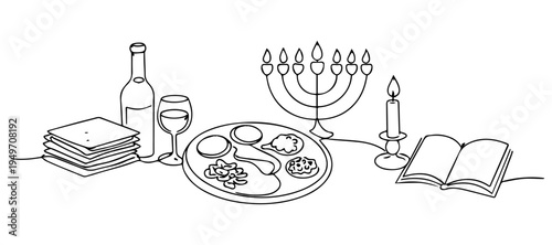 Continous line of Erev Pesach day