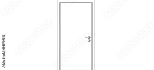 Architectural door design, modern doorway, minimalist wall structure, centered door frame, construction blueprint, interior entrance, building layout, home renovation concept