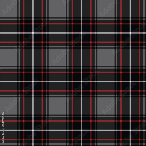 Scottish tartan pattern design vector illustration