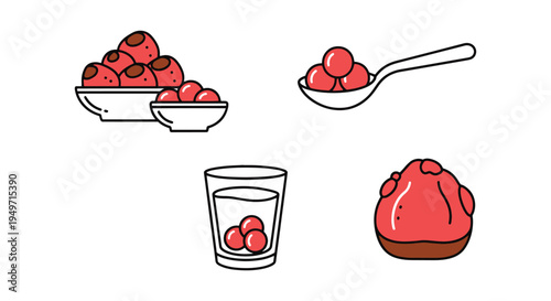 Tub Tim Grob Line art vector clean vivid abstract illustration