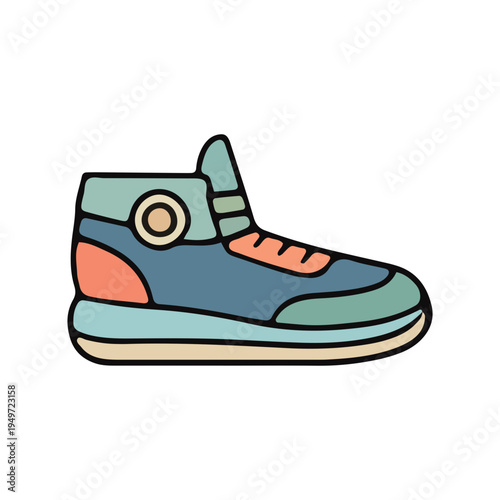 High Top Sneaker Icon