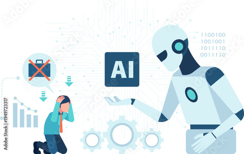 AI Robot Causing Job Loss and Stress for Workers