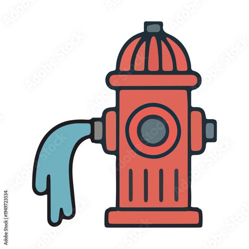 Leaking Fire Hydrant Icon