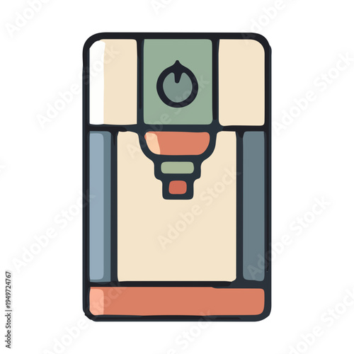 Coffee Maker Icon Illustration