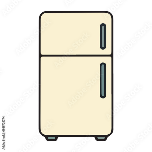 Retro Refrigerator Icon