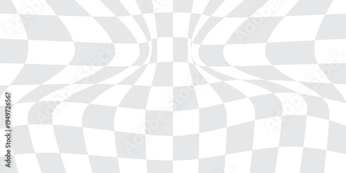 Checkered Pattern Background With Gray And White Tiles For Design Or Presentation