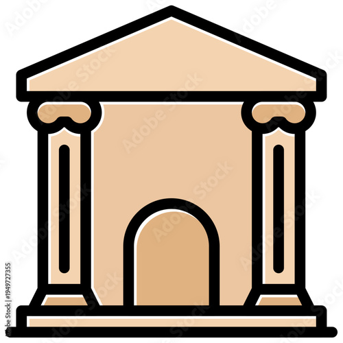 museum ancient column