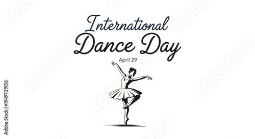 Ballerina Dancing on One Leg Freely.