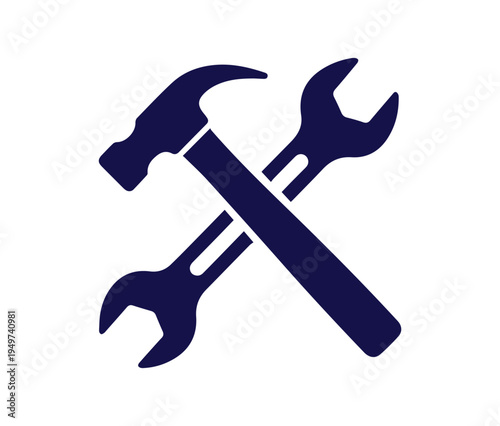 Handyman badges. Builders and workers contractor symbols technicians vector logotypes for handyman. Illustration carpenter handyman logo and emblem.