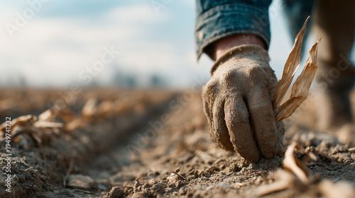 Hands in the Field: A close...