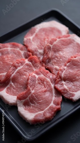 Wallpaper Mural Raw meat and seafood food ingredient close up Torontodigital.ca