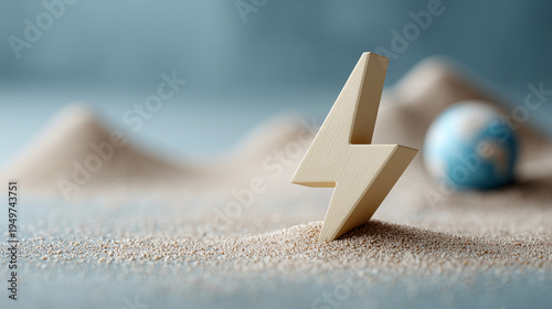 Energy Emblem in Sand: A wo...