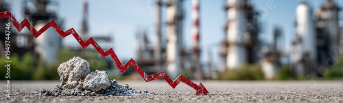 Economic Downturn: A symbol...