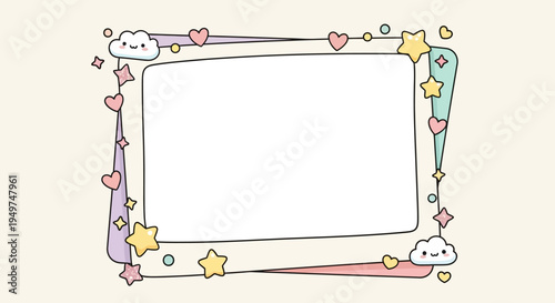 Colorful Frame Border Design.