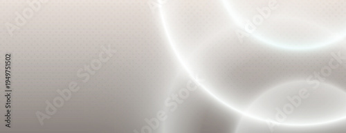 Beige background with smooth gradient halftone texture. Subtle circular patterns background. Beige minimal background. Abstract circular gradient background, halftone dotted texture vector