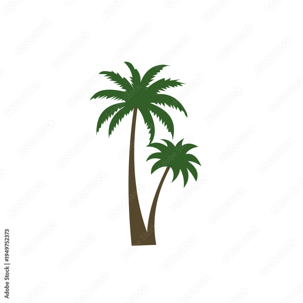 Obraz premium Palm tree illustration