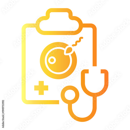 pregnancy Line Gradient Icon