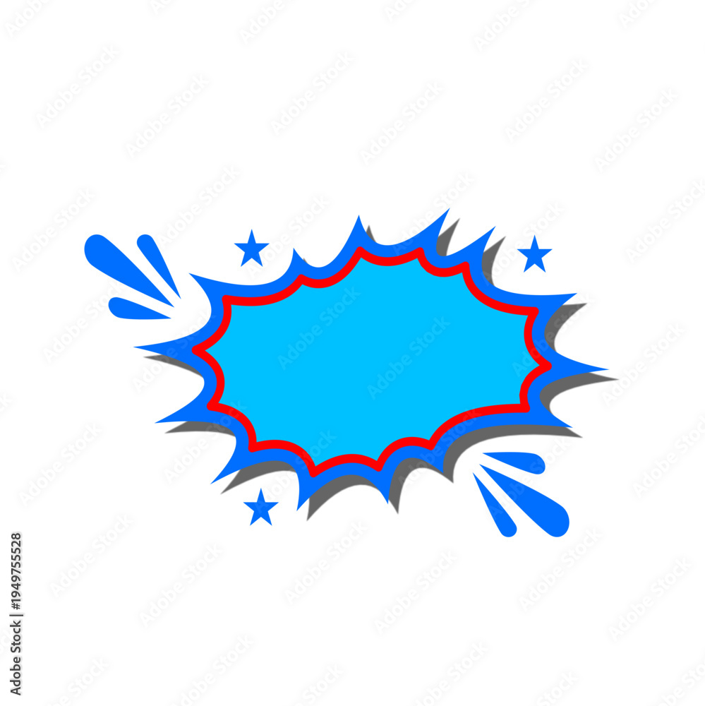 Obraz premium Manga speech balloons Manga speech balloons