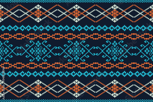 Luxury gold and black geometric ornament. Seamless Asian-inspired floral and zigzag motif for premium textile design and graphic background.CMYK