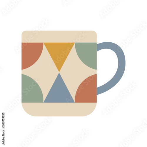 Boho Pattern Coffee Mug Icon