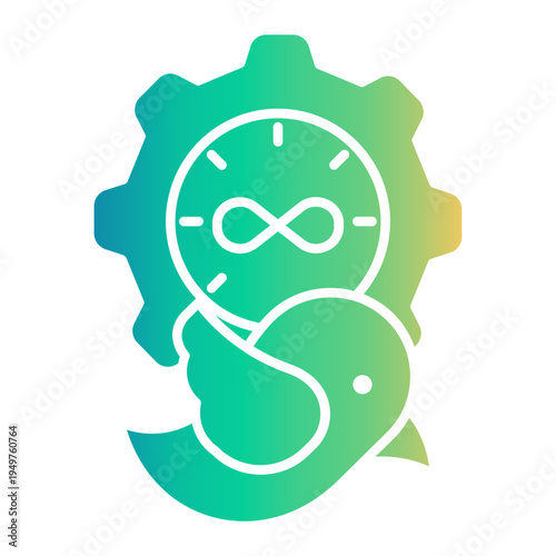 early bird Gradient icon