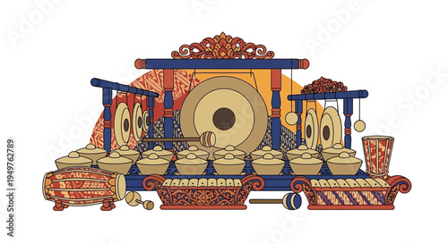 Gamelan Orchestra: Traditional Indonesian Musical Instruments