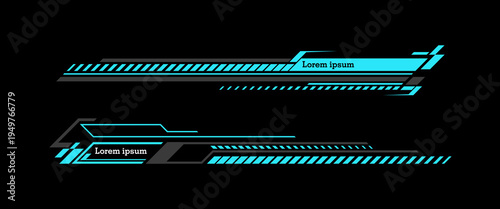 CAR STRIPES DECAL STICKER VECTOR