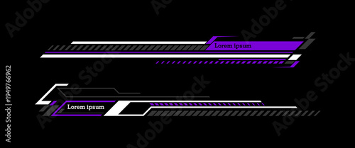 CAR STRIPES DECAL STICKER VECTOR