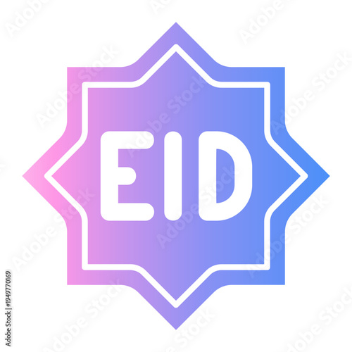 eid al fitr Gradient icon