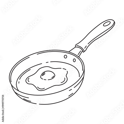 Fried Egg In Frying Pan