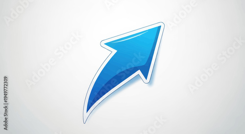 A blue lightning bolt icon with a white outline on a gray background with a wood grain texture pattern