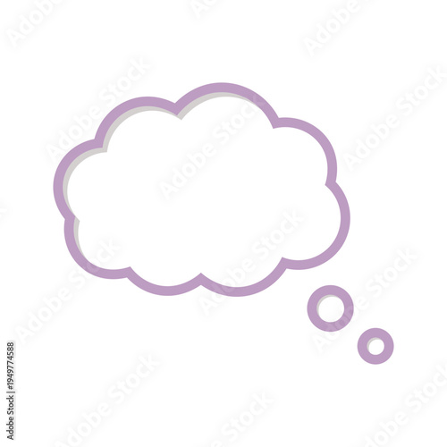 Empty Thought Bubble Icon